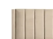 Bed Velvet VILLETTE 180 x 200 cm (EU Super King) Beige_832600
