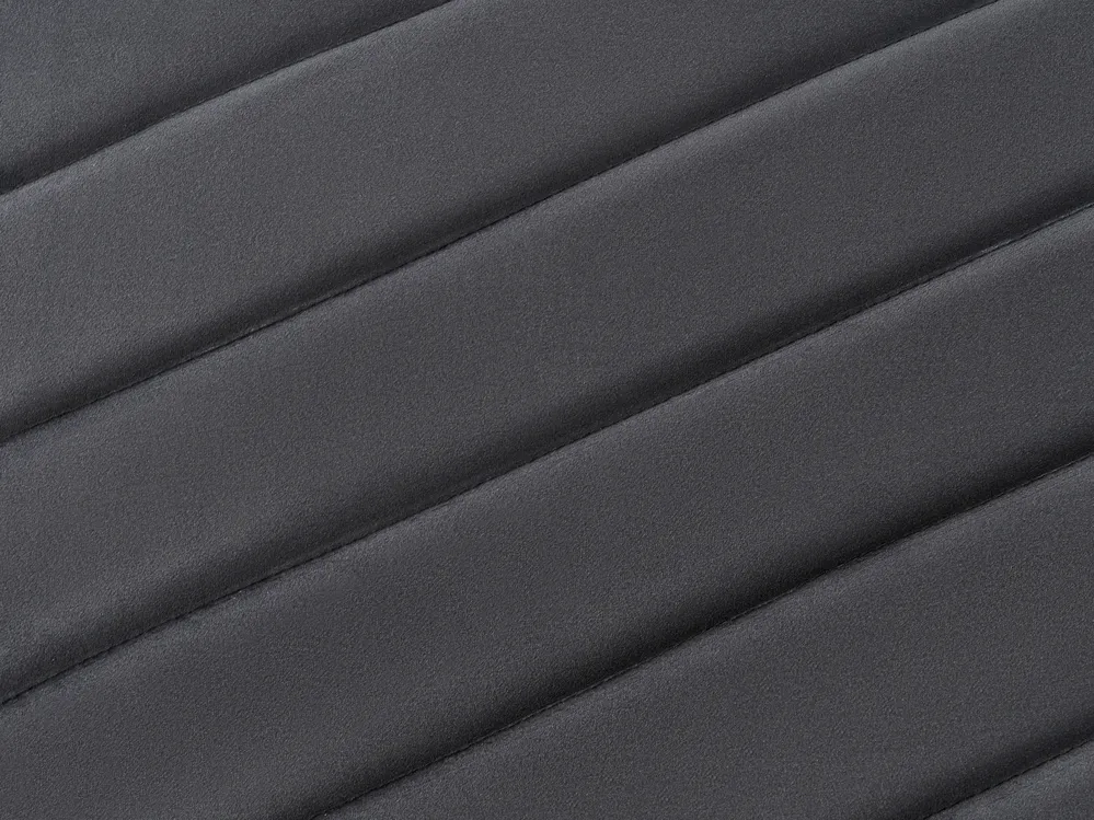 Sofa Bed 3 Seater SENJA Velvet Black_707194