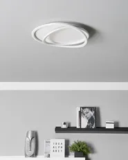 Lampadario a LED LEYLAN con telecomando con dimmer Bianco_934358