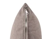 Sofa AMAL mit Ottomane Stoff Taupe_1143376