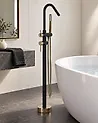 Grifo para bañera independiente VICTORIA Negro/Dorado