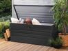 Garden Storage Box 132 x 62 cm Dark Grey CEBROSA_717670