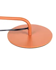 Floor Lamp RIMAVA Adjustable Metal Orange_851217