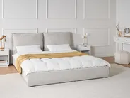 Bed Fabric BAJONNA 180 x 200 cm (EU Super King) Light Grey_1007205