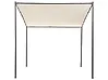 Gazebo VIMINO 282 cm x 294 cm Metal Beige