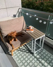 Set di 2 sedie da giardino con cuscini TODI Bambù Tortora_976433