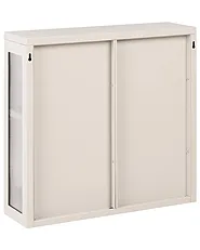 Fali szekrény 60 cm Fém Bézs_1156553
