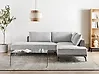 Corner Sofa MYKEN Fabric Light Grey Left Hand