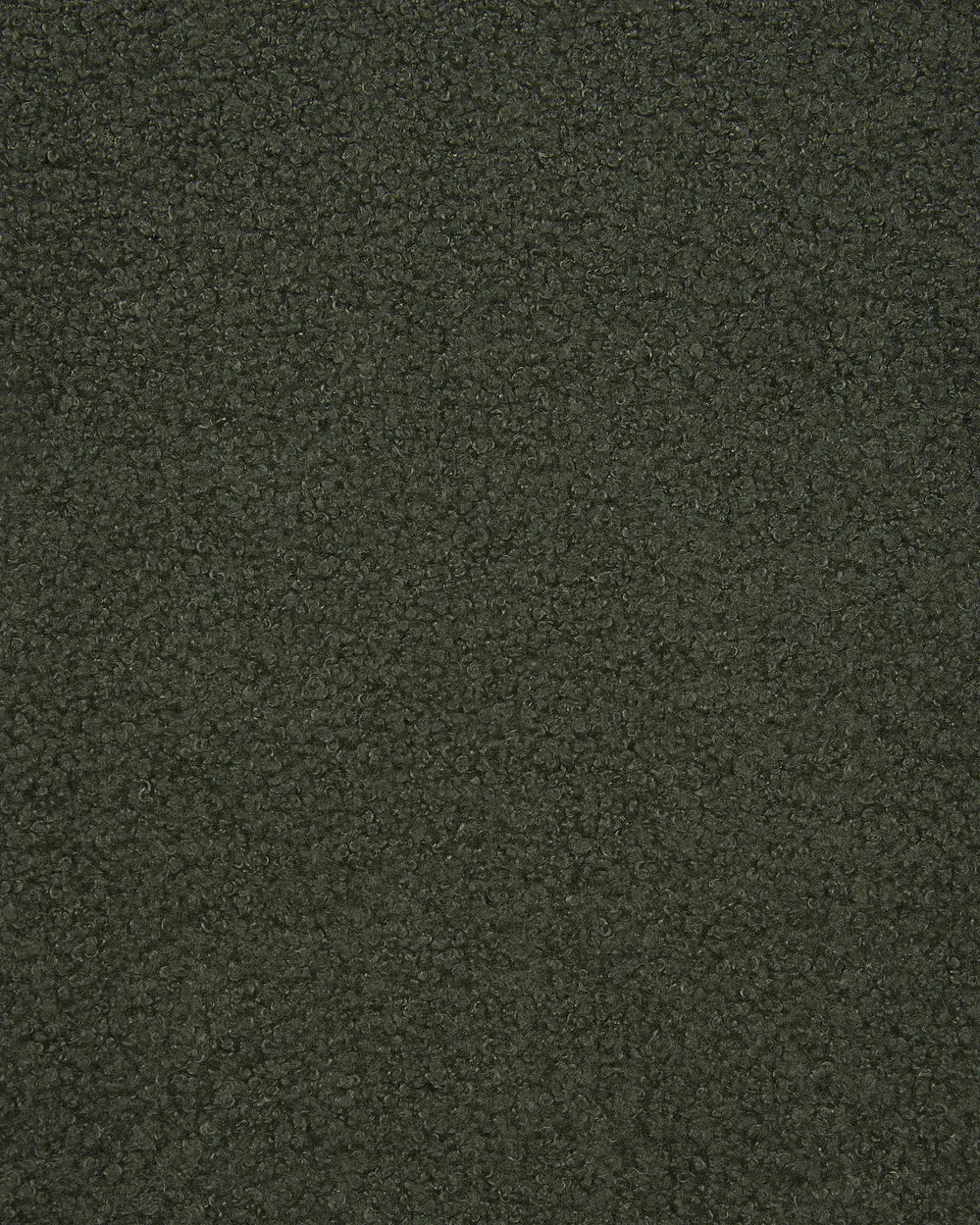 Poltrona Wingback VEJLE con poggiapiedi Bouclé Verde scuro_901584