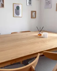 Dining Table CAMDEN Light Ash Wood 180 cm 95 cm_921486