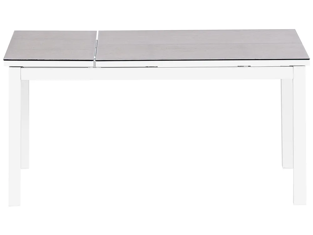 Set di divani angolari da giardino 5 posti MESSINA Metallo Beige sabbia Lato Sinistro_932088