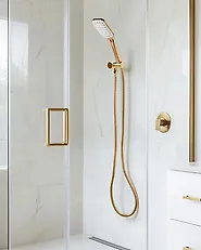 Shower Head and Hose Kit AMAJA Gold_1179066