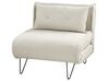 Ensemble de canapés-lits 3 places en tissu beige clair VESTFOLD_930360