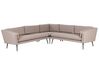 Divano angolare da giardino 5 posti LORETELLO Beige
