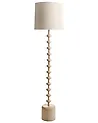 Staande lamp KRIOS Metaal Lichtbruin