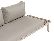 Garden Corner Sofa with Table 5 Seater FIVIZZANO Acacia Wood Beige_1159269
