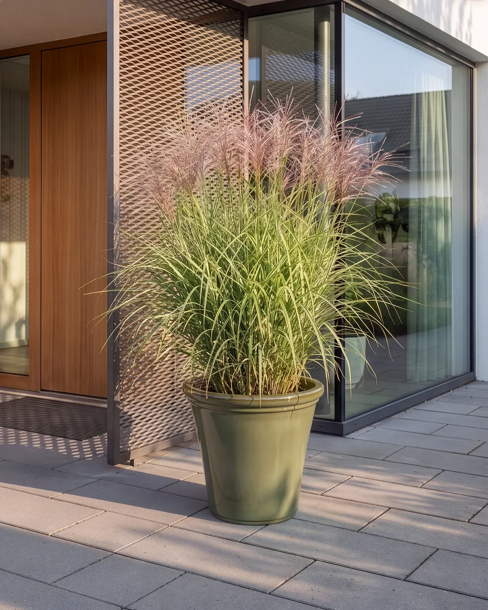 Donica OLIVA 47 cm Zielony