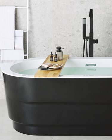 Freestanding Bath 1700 x 800 mm Black EMPRESA 
