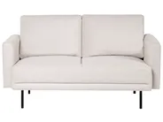 Living Room Set 3 Seater BREDA Fabric Light Beige_1078171