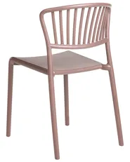 Set of 4 Garden Chairs GELA Brown_1029152