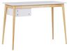 Bureau wit/lichtbruin 106 x 48 cm EBEME_785285