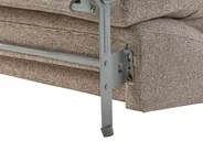 Sofa Bed 2 Seater ISHOJ Fabric Light Brown_940000