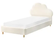 Kids Bed Cloud Boucle BELLEVUE 90 x 200 cm (EU Single) Off-White_984343
