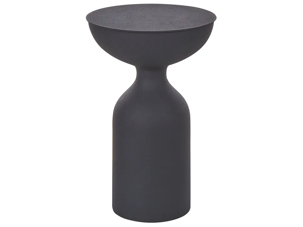Set of 2 Side Tables COTA/TENJO Metal Black_883254