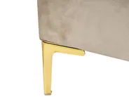 Bed Velvet SAUVIAN 120 x 200 cm (EU Small Double) Taupe_1014497