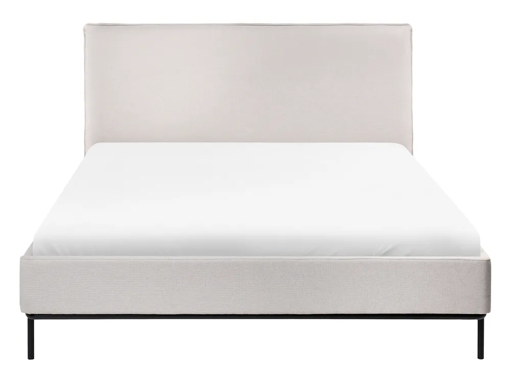 Bett mit Lattenrost Stoff CORIO 140 x 200 cm Hellbeige_1060125