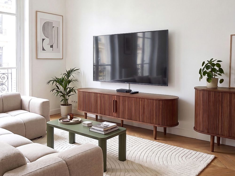 TV-Möbel SORELL Dunkelbraun