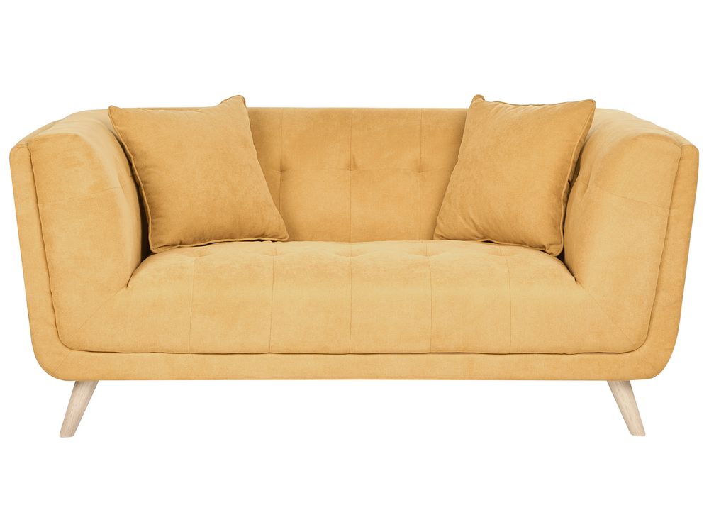 Sofa 2-Sitzer HABO Stoff Senfgelb