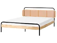 Letto Rattan BOUSSICOURT 180 x 200 cm Marrone chiaro_1188148