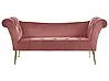 Chaise longue NANTILLY Terciopelo Rosa