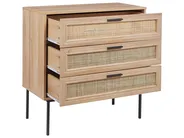 Komoda 3 szuflady PASCO Jasnobrązowy_899854