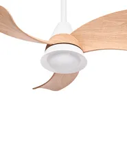 Ceiling Fan with Light HAINES with Remote LED White_1133397