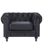 Poltrona CHESTERFIELD Velluto Nero_705671
