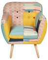 Fauteuil stof patchwork MELBY_540876