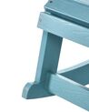 Fotel bujany ogrodowy dla dzieci jasnoniebieski ADIRONDACK_918322