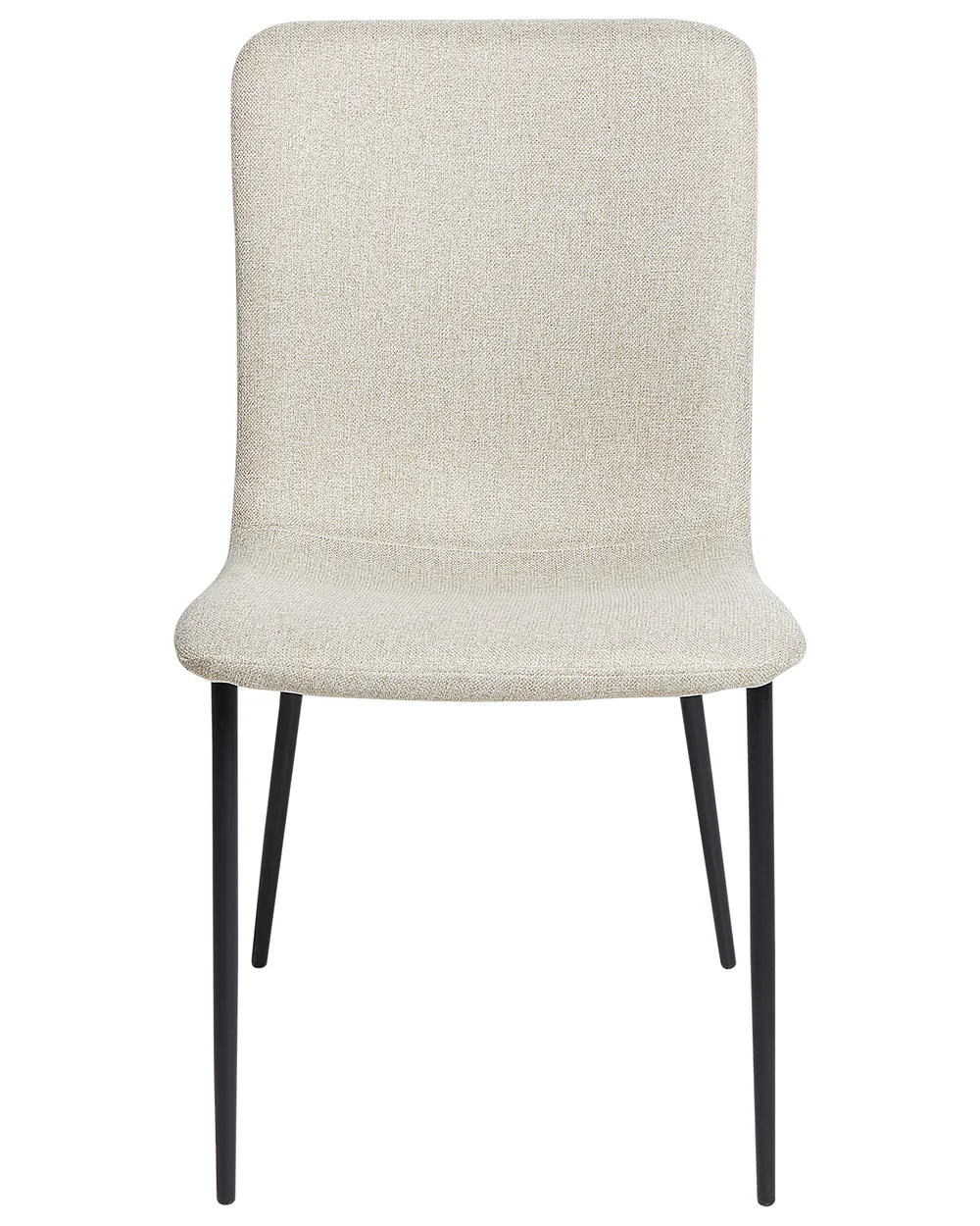 Set di 4 sedie da pranzo GLENDIVE Tessuto Beige chiaro_928975