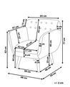 Sessel Bouclé Weiß MELBY_927256