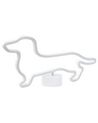 Neonlicht LED Dekofigur blau Hundeform 20 cm FRANCIS_847757