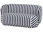 Sofa 3 Seater MELLOSA Fabric Off-White/Blue_1195074