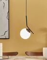 Glass Pendant Lamp Black WAPITI_872329