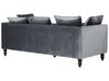 Sofa 3-osobowa welurowa szara FENSTAD_732140