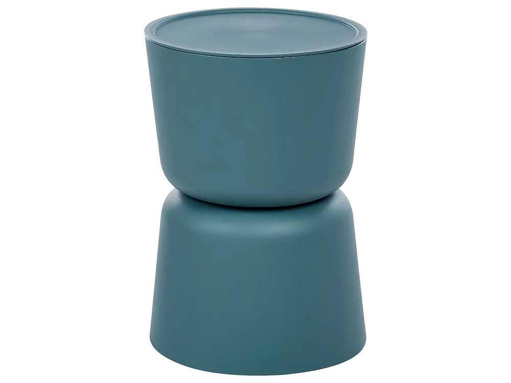 Set of 2 Side Tables ATACAMA 32/40 cm 32/40 cm Teal Orange_1172205