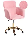 Desk Chair ALENA Boucle Pink
