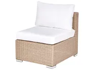 Garden Lounge Set with Table 8 Seater XXL Modular PE Rattan Beige Right Hand_905106
