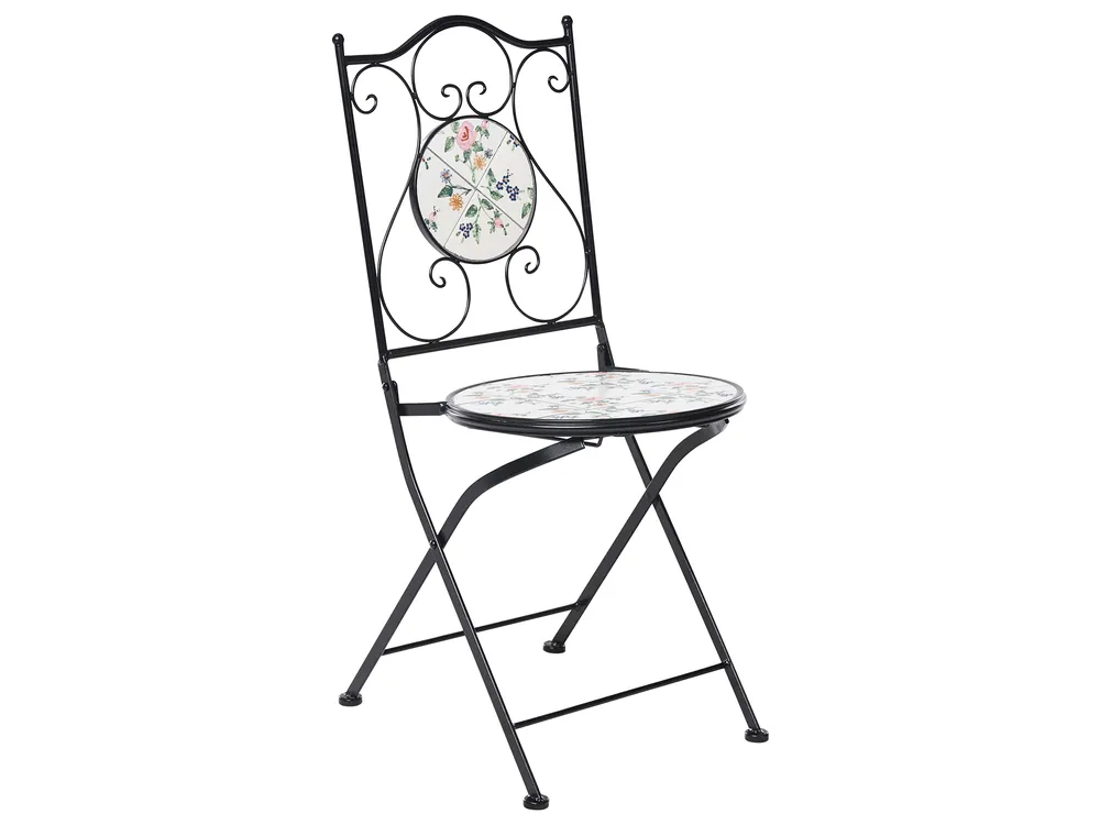 Bistro Set COLLIO Metal Black_1066081