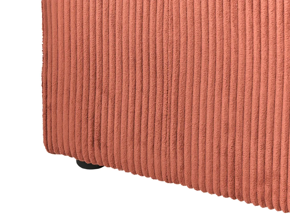 Sofa 2 Seater LEMVIG Corduroy Golden Brown_1054792